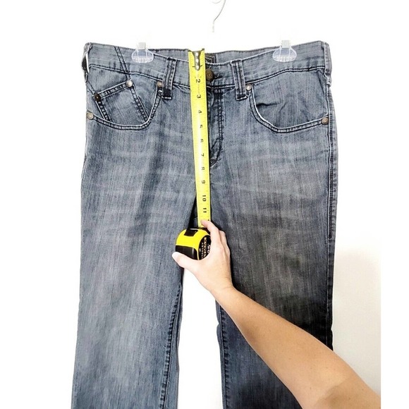 Rock & Republic Devious Straight Leg Jeans Mens Size 36x32 Dark Wash Denim - Picture 5 of 9